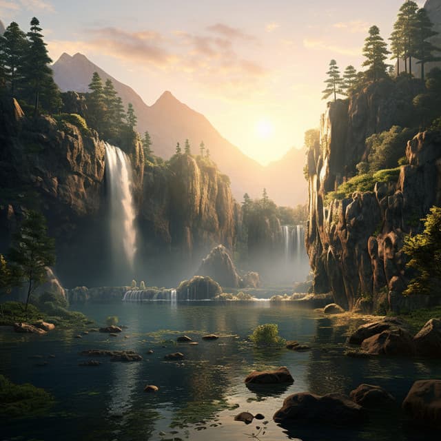 Calma Del Río: Costa Meditativa Para Viajes De Sueño Con Ondas Theta - Concentración de ritmos binaurales