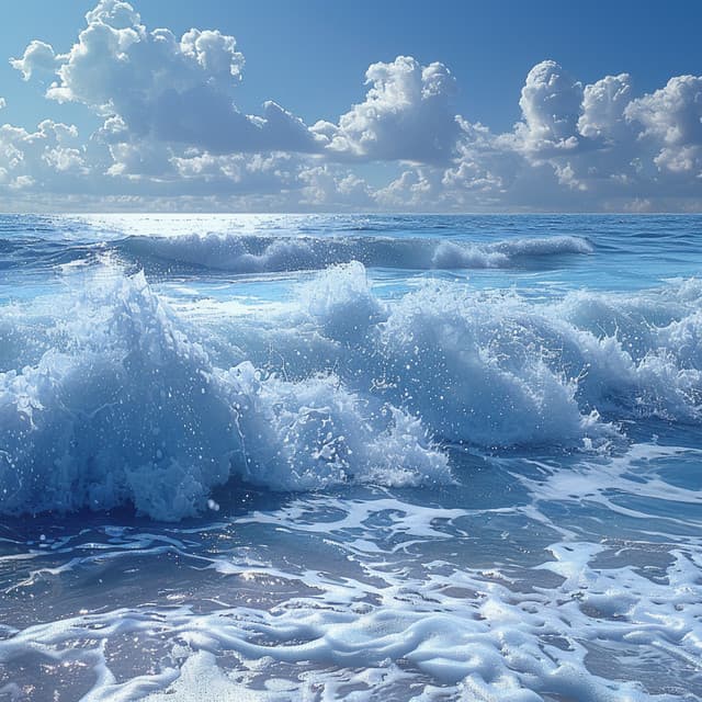 Flujo De Enfoque: Poder Rítmico De Las Olas Del Océano - Alguna música