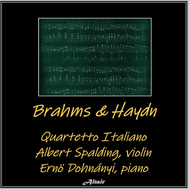Brahms & Haydn - Albert Spalding