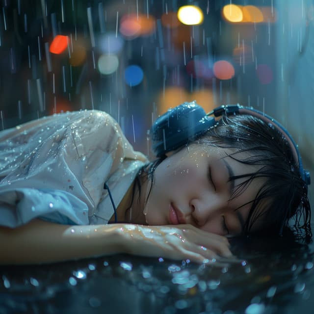 Sleep in Rain's Embrace: Nocturnal Music - Sleep Music α
