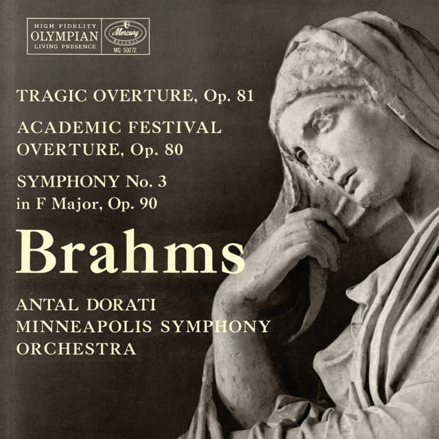 Brahms: Tragic Overture; Academic Festival Overture; Symphony No. 3 - Johannes Brahms