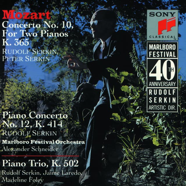 Mozart: Concerto for 2 Pianos in E-Flat Major, K. 365, Piano Concerto No. 12 in A Major, K. 414 & Piano Trio No. 3 in B-Flat Major, K. 502 - Wolfgang Amadeus Mozart