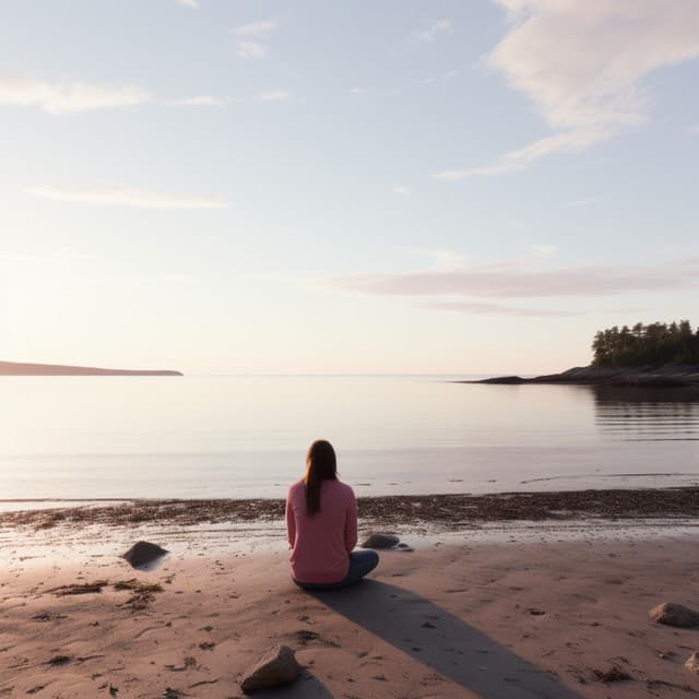 Ensueño A Orillas Del Mar: Paisaje De Ensueño Marítimo Nocturno Junto Al Océano - Registradores de campo natural