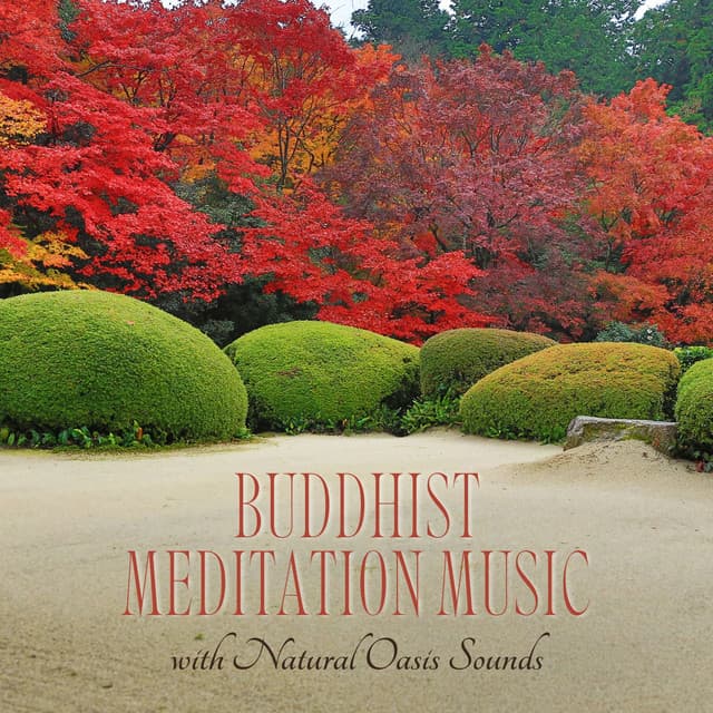 Buddhist Meditation Music with Natural Oasis Sounds - Daily Meditation Music Society