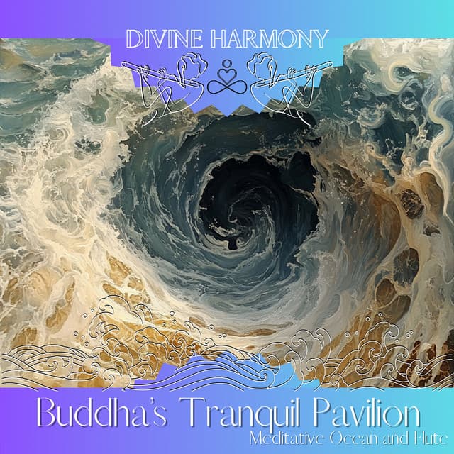Buddha’s Tranquil Pavilion - Meditative Ocean and Flute - Divine Harmony