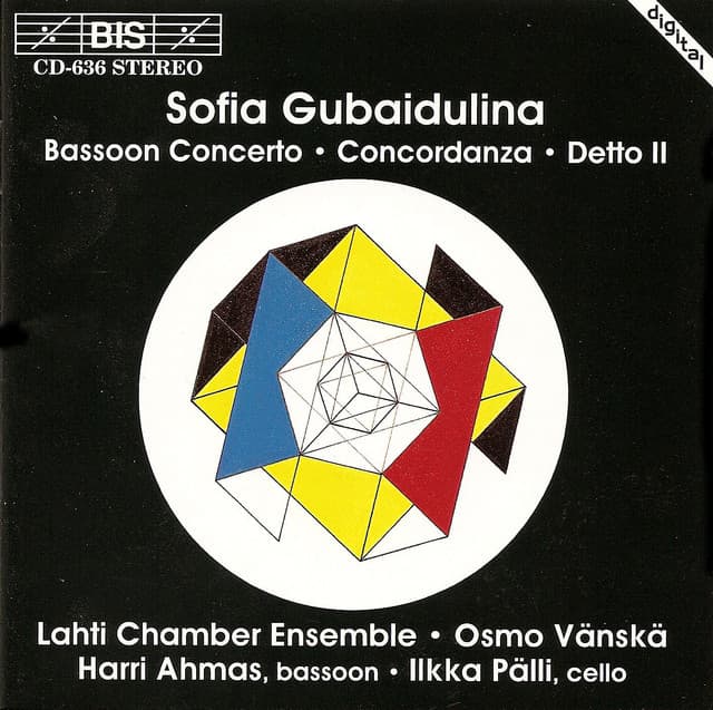 Gubaidulina: Bassoon Concerto / Detto Ii / Concordanza - Sofia Gubaidulina