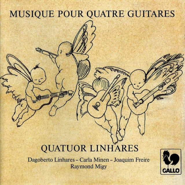 Dowland, Ravel, van der Staak, Duarte, Piazzolla, Gragnani, Granados, Falla & Joplin: Music for 2, 3 & 4 Guitars - Dagoberto Linhares