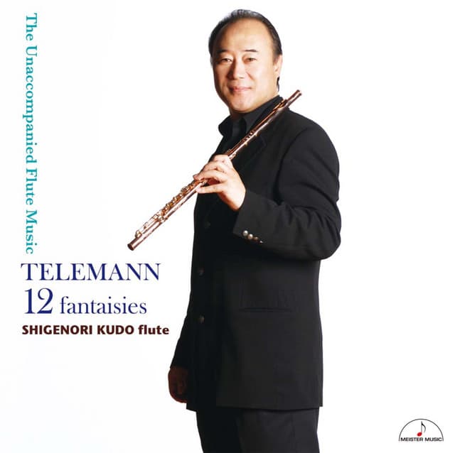 TELEMANN : 12 fantaisies The Unaccompanied Flute Music - 工藤重典（フルート）
