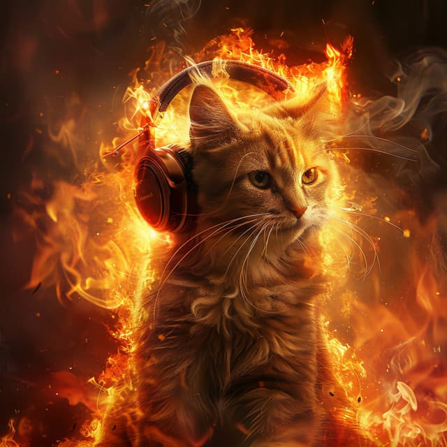 Fire Cats: Music For Felines - Music For Cats