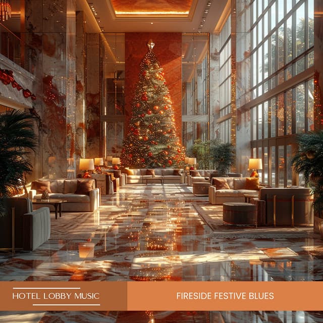 Fireside Festive Blues: Jazzy Christmas Interlude - Hotel Lobby Music
