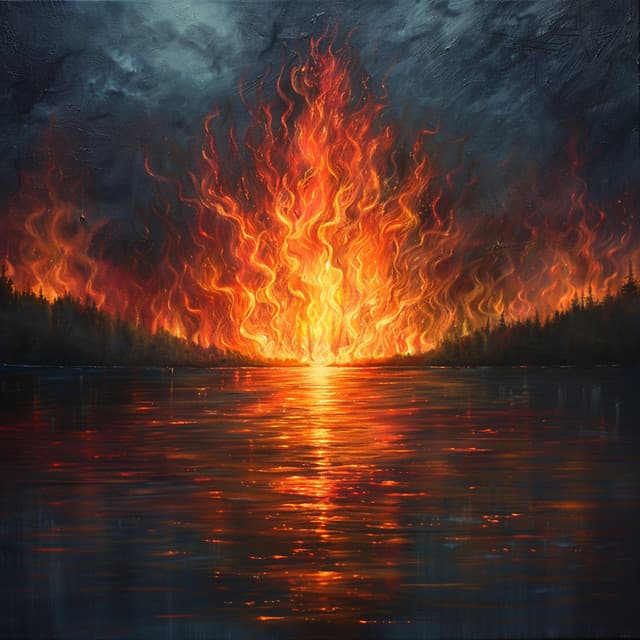 Serenidad A La Luz Del Fuego: Música Ambiental Para Relajarse - Ruidos Relajantes