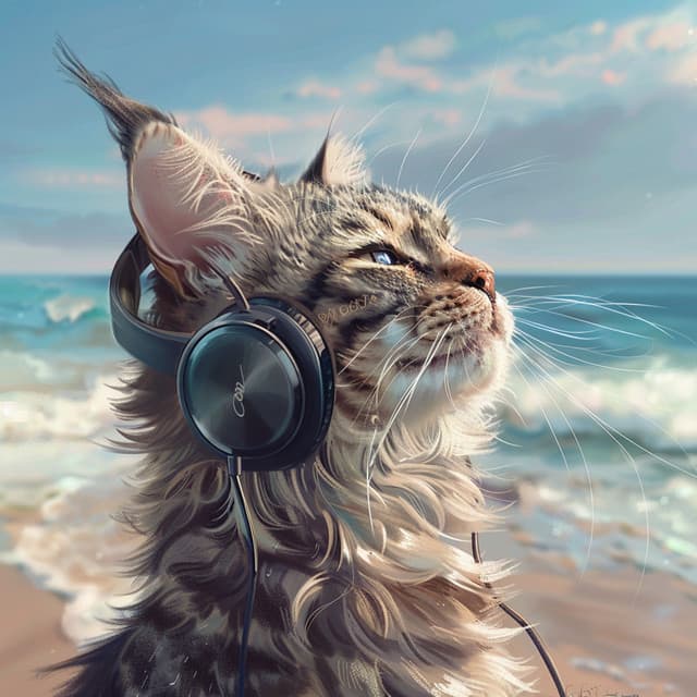 Ocean Purr: Soothing Soundscape for Cats - Calming Cat Music