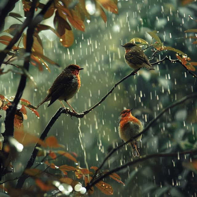 Zen Rain Meditation: Binaural Birds and Nature Calm - Natural Meditation Guru