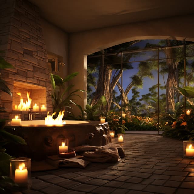 Binaural Fire: Massage Flames Spa Glow - Best Relaxing SPA Music