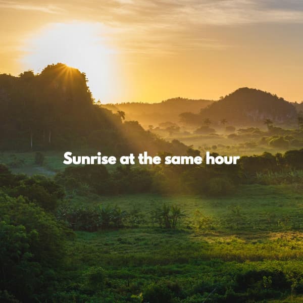 Sunrise at the same hour - Música para Programar
