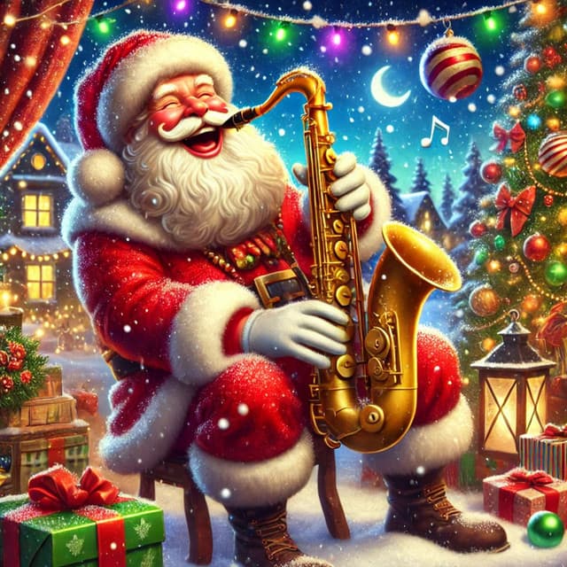 Santa's Saxophone Selection: Elegant Christmas Mix - Jazz Sax Lounge Collection