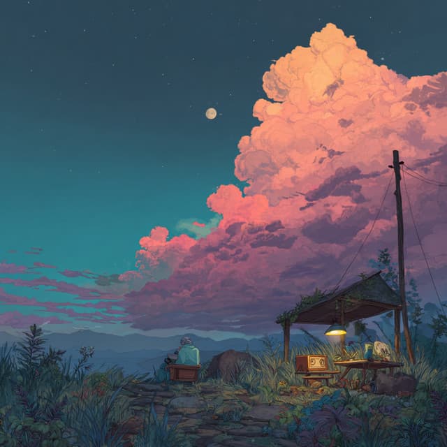 Lunar Fabric - Coffe Lofi