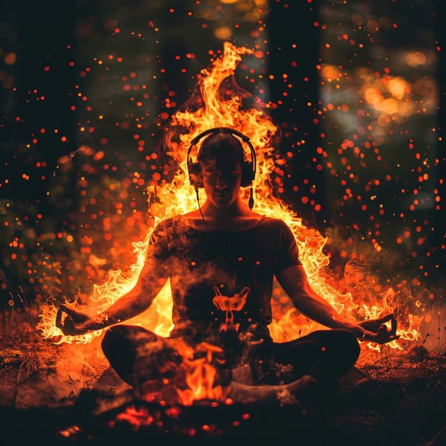 Meditation in the Fire's Glow: Peaceful Tunes - Rainforest Meditations