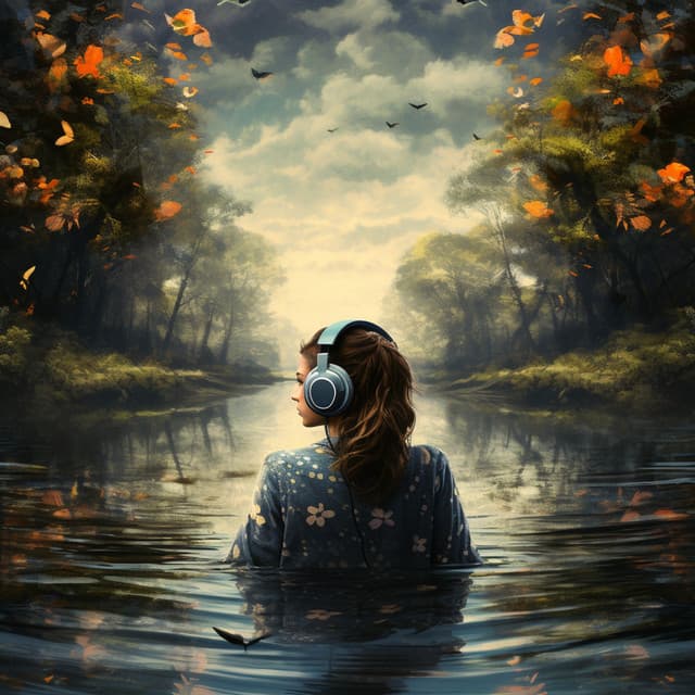 Tranquilidad Acuática Binaural: Ondas Meditativas - Música del firmamento