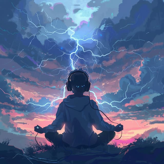 Thunder's Mindful Echoes: Meditation Music - Meditation Music Solitude