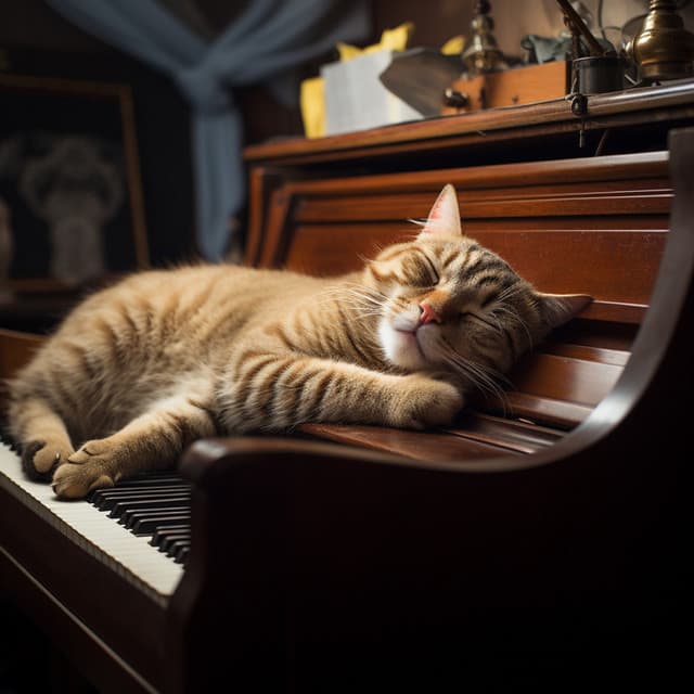 Crónicas Queridas De Gatos: Un Vínculo Melódico Con El Piano - Piano y lluvia