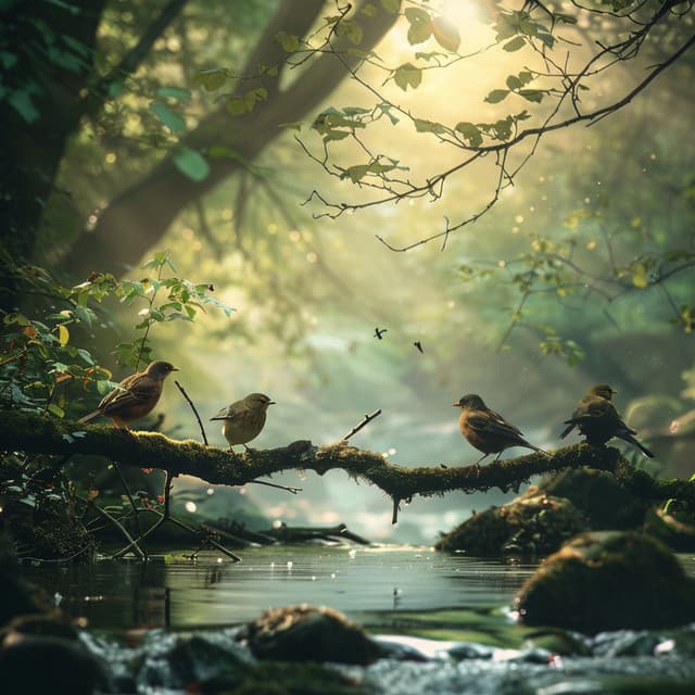 Creek Lullabies: Nature's Sleep in Binaural Birds - 78 72 Hz - Fall Asleep Machine