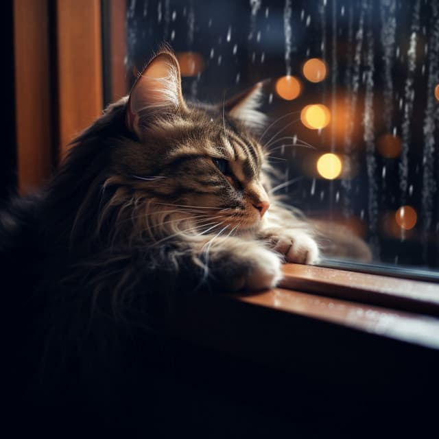 Música De Ensueño Relajante: Melodías Lluviosas Para El Sueño De Los Gatos - Sanador de almas