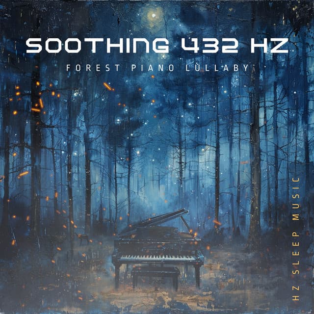 Soothing 432 Hz Forest Piano Lullaby - Hz Sleep Music