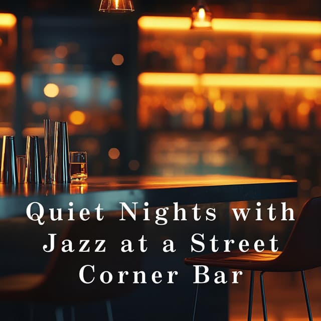 Quiet Nights with Jazz at a Street Corner Bar - Eximo Blue