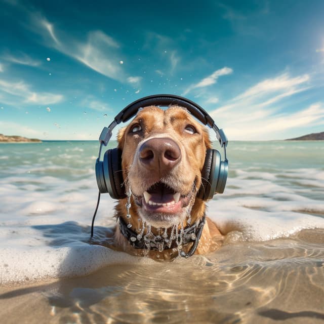 Canine Waves: Dogs Ocean Harmony - Gardening Music