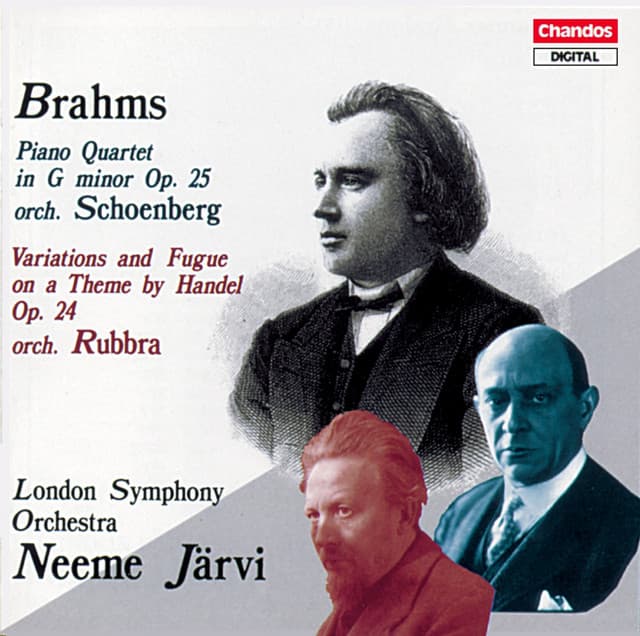 Brahms: Piano Quartet No. 1 / Variations and Fugue On A Theme by Handel - Johannes Brahms