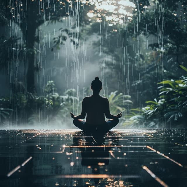 Binaural Rain: Mindful Meditation Echoes - Medi Rela