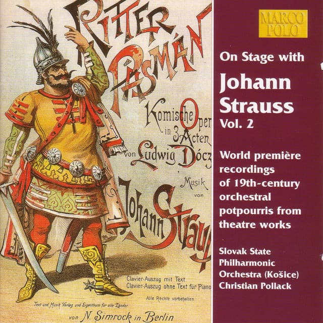 Strauss Ii, J.: On Stage With Johann Strauss, Vol. 2 - Johann Strauss II