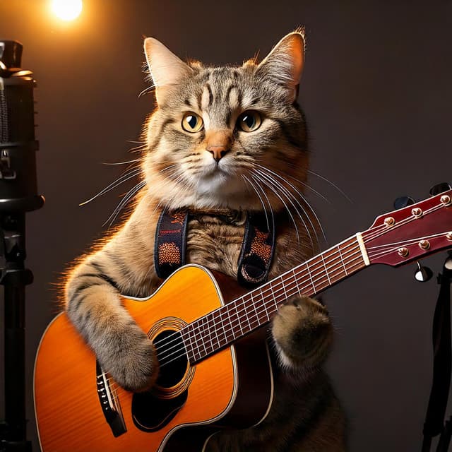 Cats and Grace: Soothing Guitar Music for Serenity - Guitar Music Romance