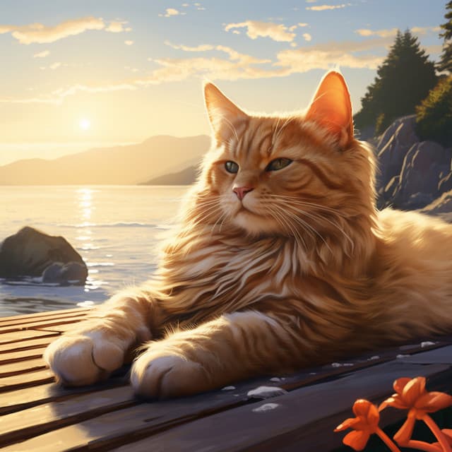 Cuna Tranquila De La Tierra: Olas Binaurales Para Ronroneos Serenos - Tranquilo Sereno