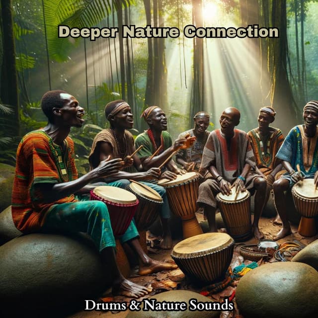 Deeper Nature Connection: Drums & Nature Sounds to Reduce Negativity and Worries - Native World Group