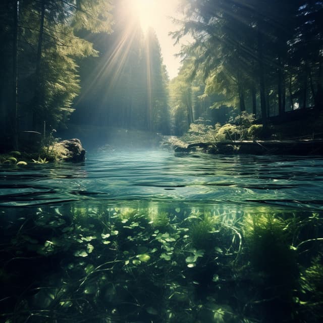 Meditation by the Water: Binaural Serenity - Binaural Beats Work Music