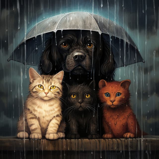 Lluvia Para Perros: Melodía Binaural Calmante - Contacto Binaural