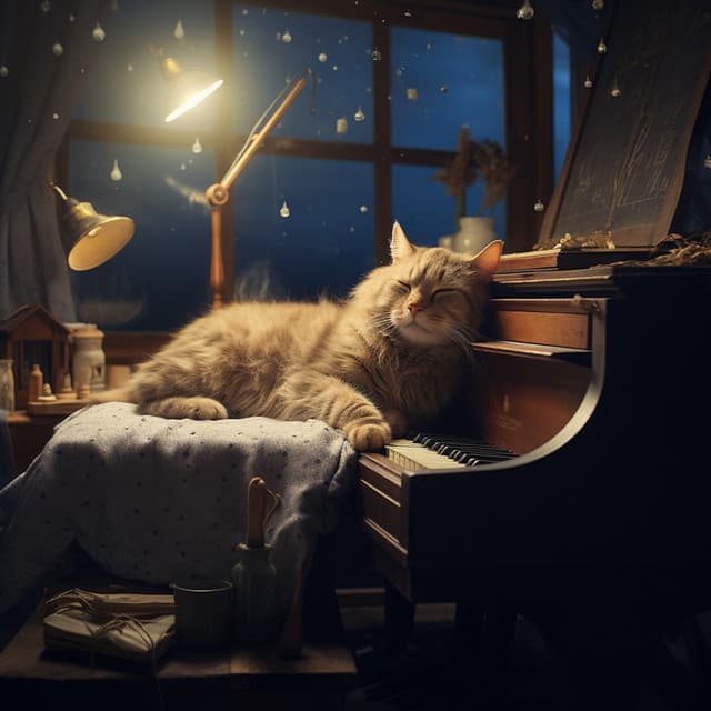 Armonía Felina: Piano Meditativo Para Gatos Curiosos - El Arte de Relajar Gatitos