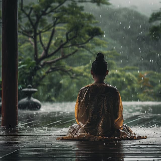 Calma Consciente De Las Lluvias: Meditación Entre Duchas - Meditación Con Ruido Rosado
