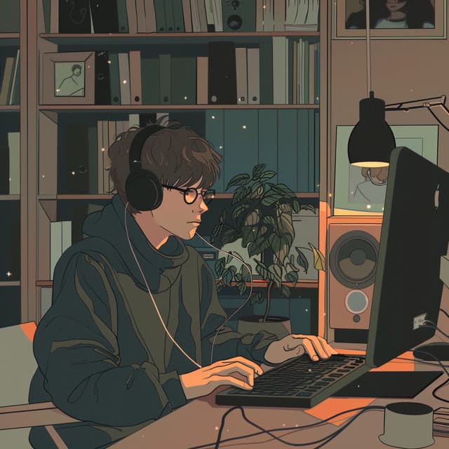 Calma Académica En La Lluvia: Ecos Relajantes Del Estudio - Nubes maravillosas