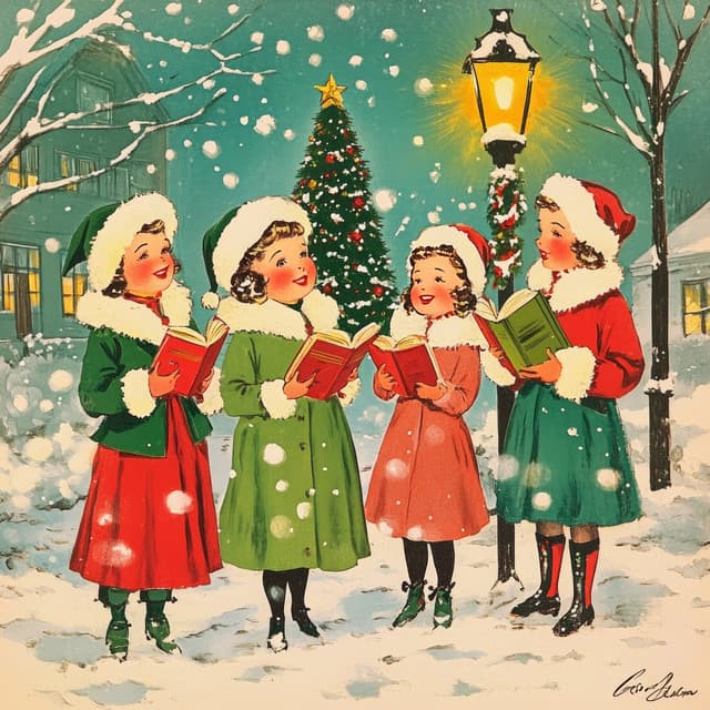 Yule Log Lullabies: Warmth in Every Note - Christmas Music Background