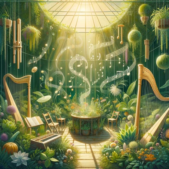 Botanical Harmonics: Plant Whispering Melodies - Calm Nature Oasis