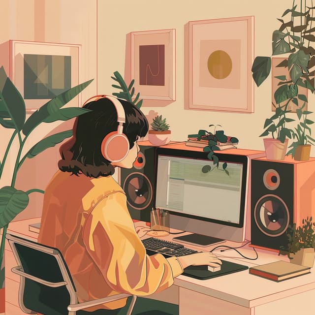 Serenata Laboral: Meditaciones Suaves Para El Alivio Del Estrés - Música para trabajar en casa