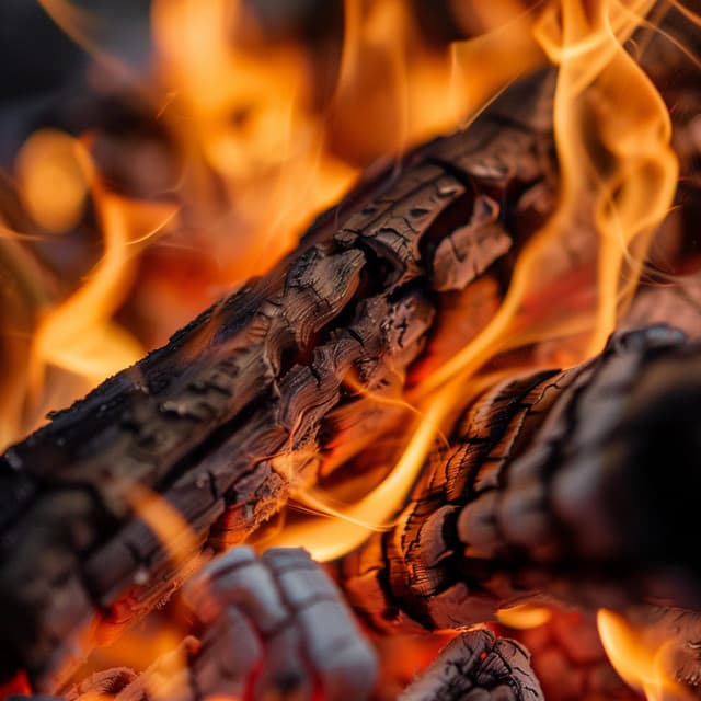 Fuego Binaural Tranquilo: Relajación Nocturna - Descansa