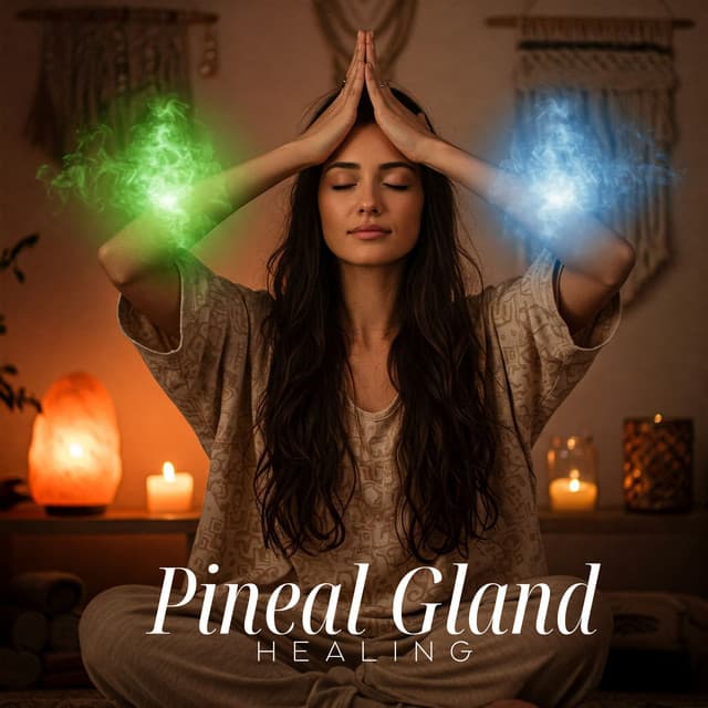 Pineal Gland Healing - Headache Relaxation Freaquency - Relaxing Flute Music Zone