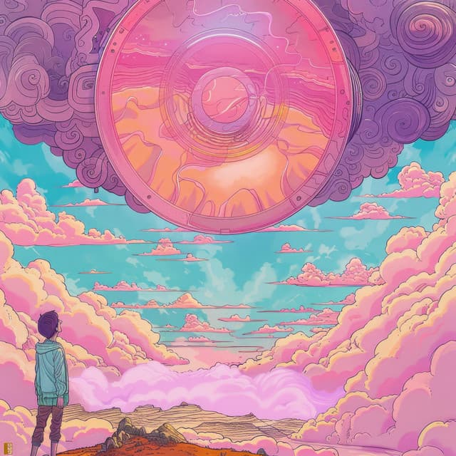 Verzaubernde rosa Träume: Navigieren durch das Labyrinth der Fantasie - Weißen Rauschens