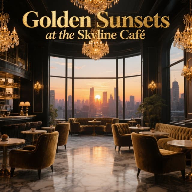 Golden Sunsets at the Skyline Café - Coffee Lounge Jazz Band