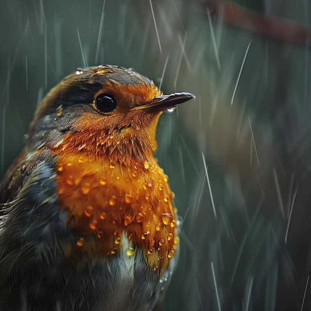 Natural Binaural Echoes: Birds and Rain Symphony - Portrait of Nature