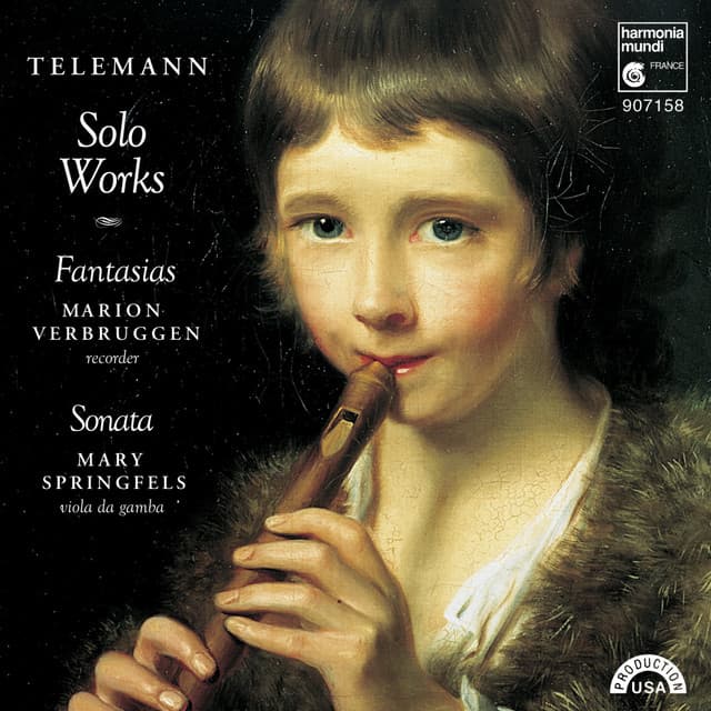 Telemann: Solo Works: Fantasias: Sonata - Georg Philipp Telemann